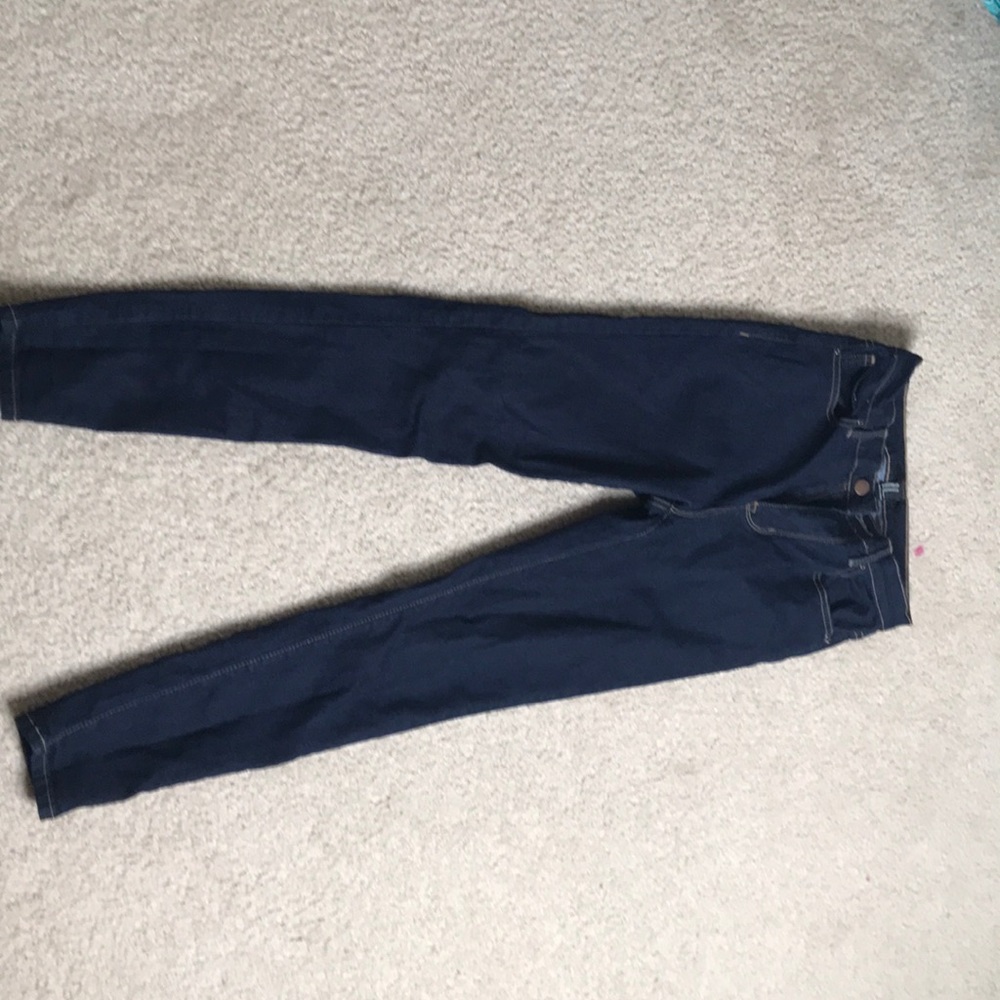 Dark denim jeans